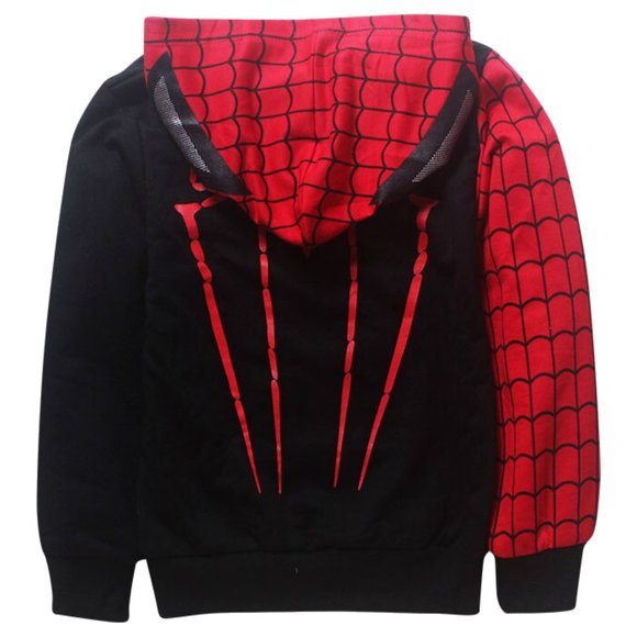 KIDS SPIDERMAN BLACK HOODIE and PANTS SET. - Picture 7 of 10